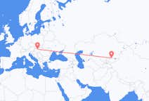Flyrejser fra Bisjkek til Budapest