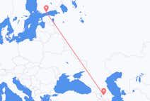 Lennot Ganjasta Helsinkiin