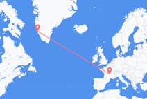 Flyreiser fra Clermont-Ferrand, til Nuuk