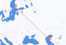 Flights from Aktau to Turku