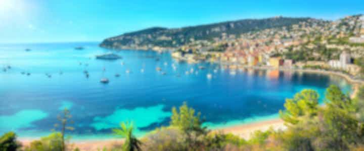Melhores férias na praia na Riviera Francesa