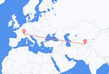 Vluchten van Doesjanbe naar Genève