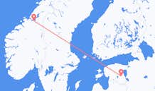 Vluchten van Trondheim naar Tartu