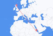 Flyrejser fra Asmara til Edinburgh
