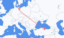 Loty z Tokat, Turcja do Berlina, Niemcy