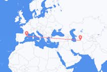 Flyrejser fra Asjkhabad til Barcelona