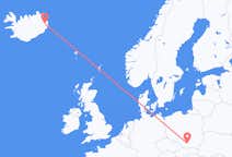 Flyreiser fra Krakow, Polen til Egilsstaðir, Island