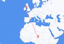Flyreiser fra N Djamena, til Dublin
