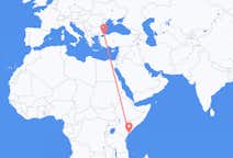 Flyrejser fra Lamu til Istanbul