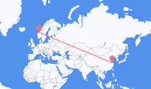 Flyg från Yangzhou, Kina till Molde, Norge