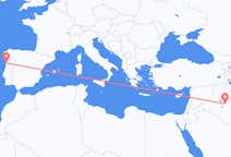 Flyreiser fra Baghdad, til Porto