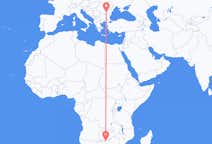 Flyg från Livingstone, Zambia till Bukarest