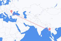 Flyrejser fra Rangoon til Bukarest