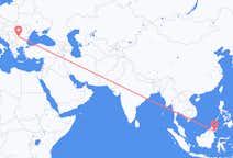 Flyrejser fra Tawau, Malaysia til Craiova, Rumænien