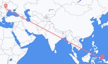 Flyg från Sorong, Indonesien till Iași, Rumänien