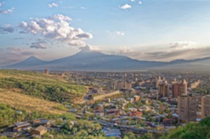 아르메니아 예레반의 클래식 자동차 투어