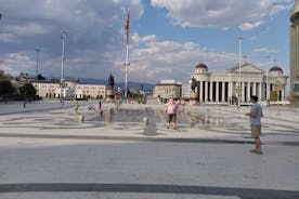 Kävely Skopjessa