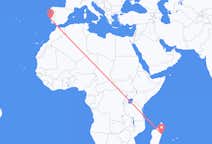 Flyreiser fra Toamasina, til Lisboa