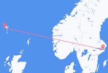 Flights from Stockholm to Sørvágur