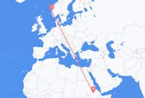 Flights from Gondar to Bergen