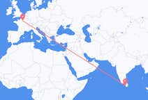 Flyreiser fra Colombo, til Paris