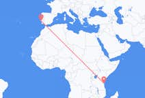 Flyreiser fra Zanzibar, til Lisboa