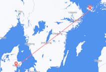 Flyreiser fra Mariehamn, til Aarhus