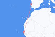 Flyreiser fra Banjul, til Lisboa