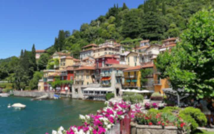 Piesze wycieczki w jeziorze Como, Włochy