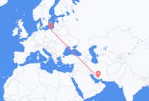 Flyreiser fra Lar, Iran til Gdansk, Polen