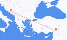 Loty z Gaziantep, Turcja do Mostaru, Bośnia i Hercegowina