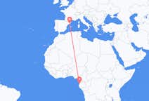 Flyrejser fra Libreville til Barcelona
