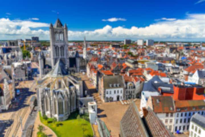 Historialliset retket Gentissä Belgiassa