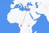 Flyg från Kinshasa till Antalya