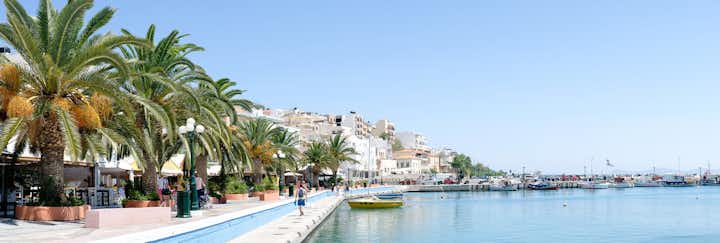 Dockside and seaside in Sitia, Greece