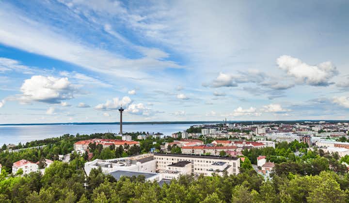 Photo of view of Tampere.