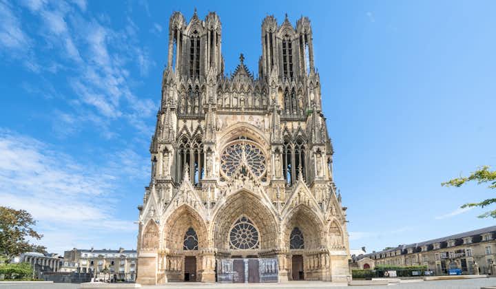 Photo of Old gothic cathedral of Reims, France