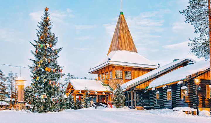 photo of Santa Claus Office at Santa Claus Village in Rovaniemi in Lapland in Finland.