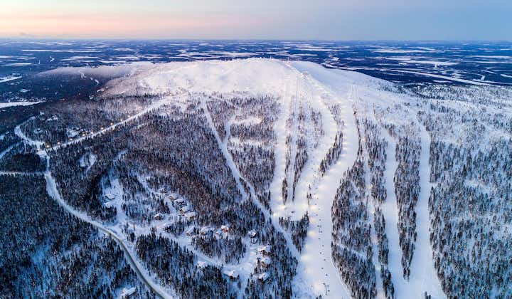 photo of Levi is a fell located in Finnish Lapland, and the largest ski resort in Finland. The resort is located in Kittila municipality. The peak of the Levi fell is at an elevation of 531 meters above sea.