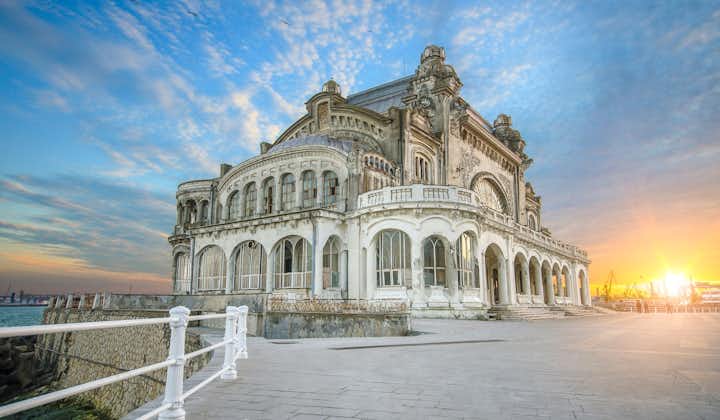 Тhe abandoned casino in Constanta, Romania