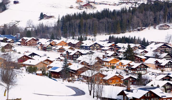 Photo of Village lenk in berner oberland,  Switzerland.