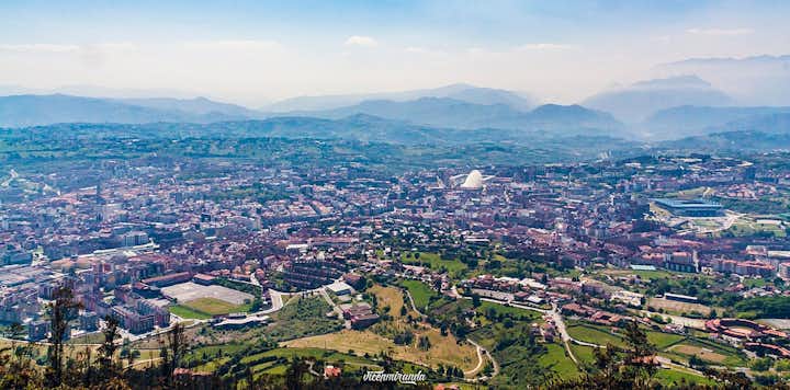 photo of view of Panoramic view of Oviedo, Spain.