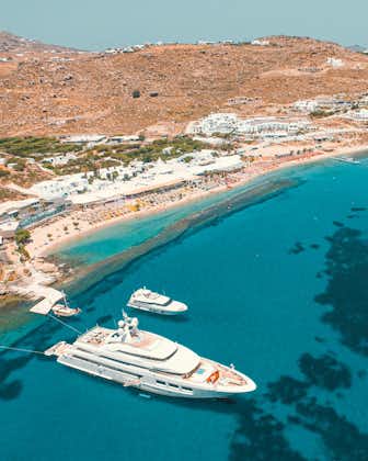 Paradise Beach, Mykonos Regional Unit, South Aegean, Aegean, Greece
