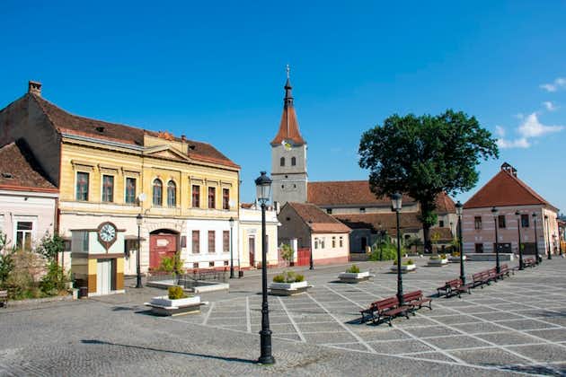 Photo of City center in Brasov in Romania by Mircea Solomiea
