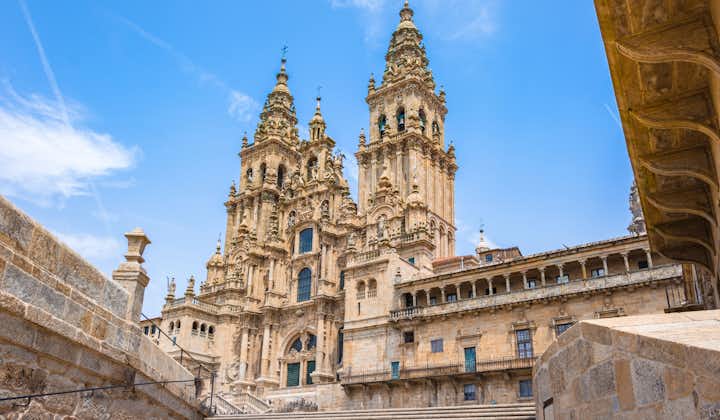 Photo of cathedral of Santiago de Compostela, Spain.