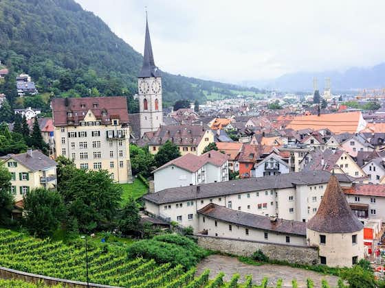 photo of view of Chur, Switzerland.