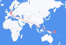 Vluchten van Honiara naar Innsbruck