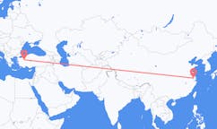 Flüge von Wuxi, China nach Kütahya, die Türkei