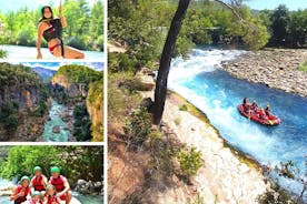 Tour misto: canoagem, rafting, tirolesa, de Alanya-Side-Antalya
