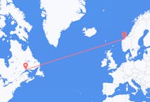 Flyg från Sept-Îles, Kanada till Molde, Norge